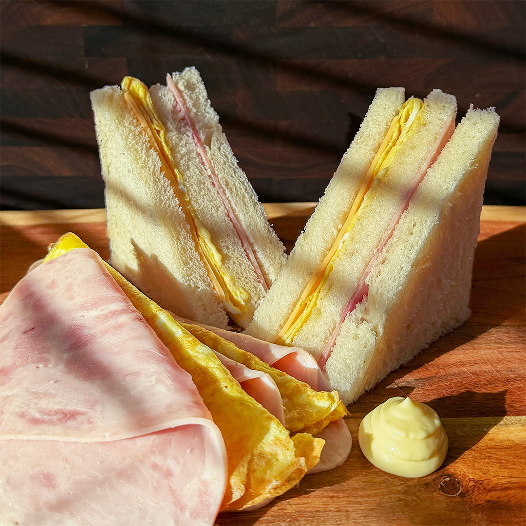 火腿蛋起司三明治 (Ham Egg & Cheese Sandwich)