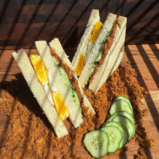 肉鬆蛋三明治 (Pork Floss Egg Sandwich)